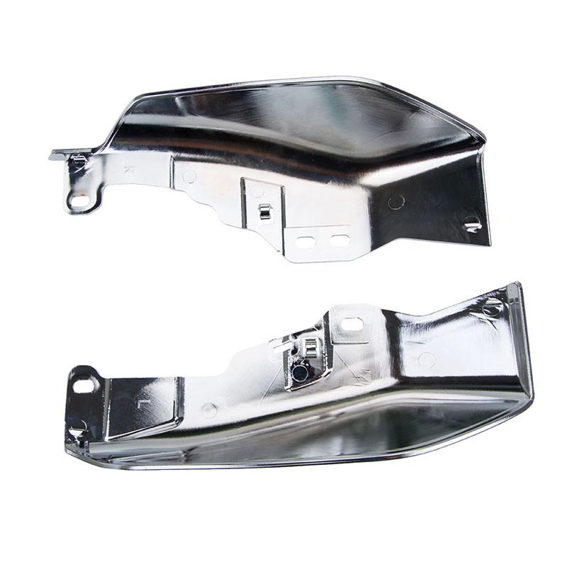 Motorcycle Black/Chrome Mid-Frame Air Deflector Under Seat Engine For Harley Electra Glide Road King Street Glide 2017-2019