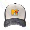 Mtv 80S Music Television - Cappellino da baseball Snapback Mtv Cappellini a scatto Cappello a secchiello in maglia