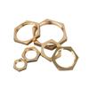 10Pcs Brass Flange Nut Water Tank Joint  Plumbing Fastening Accessories