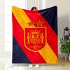 Spanish Football Crest Design print blanket soft and cozy perfect for the living room bed sofa or a nap,gift