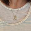 Fashion Glossy Multi Pendant Gourd inlay Diamonds Universal Buckle Necklace Women's Exquisite Sweater Chain Banquet  Gift