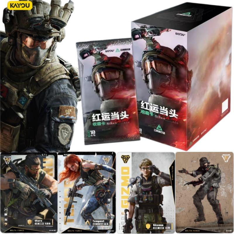 Delta Action Red Fortune Shoot Trading Cards Collection Sealed Box TCG Collectible Cards Vol.1 Children's Toys and Gifts