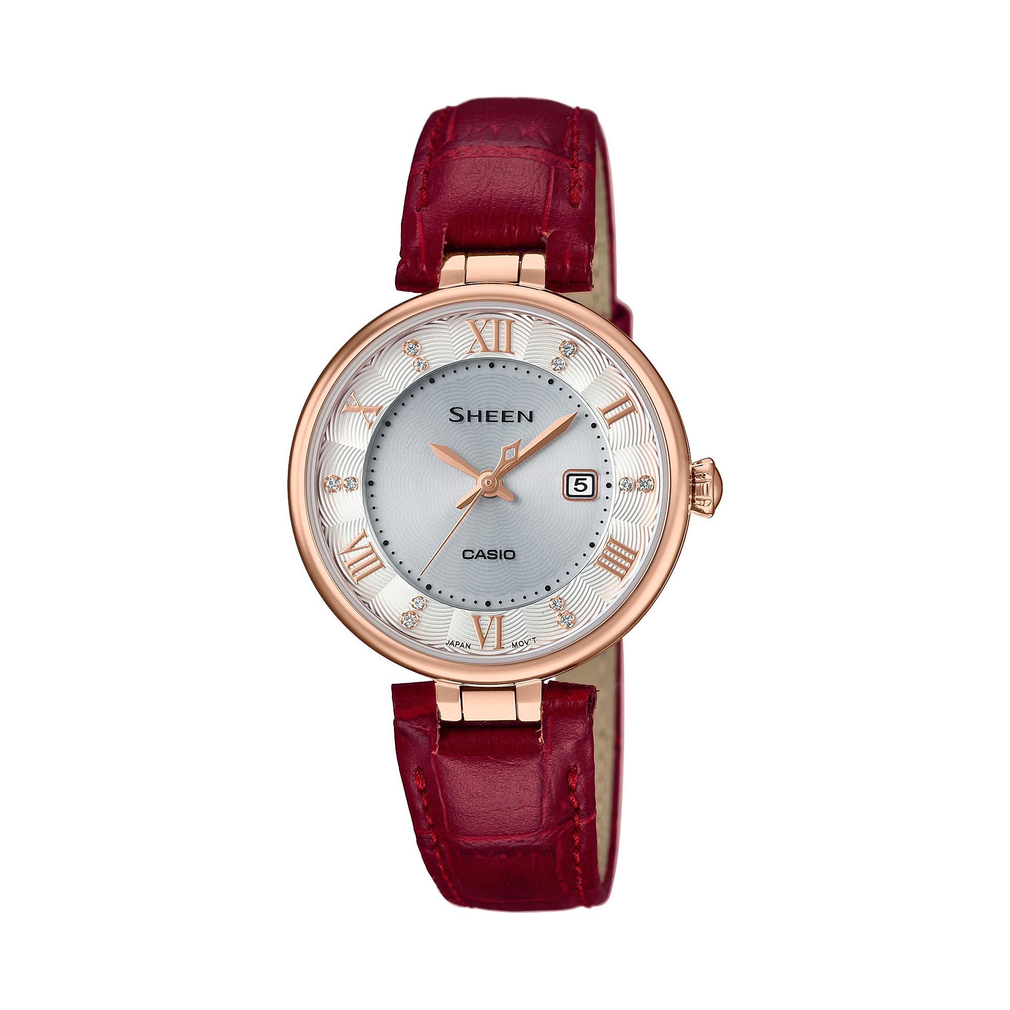 

Casio Men s 50M Water Resistant Analog Quartz Watch SHE-4521PGL-7A белый