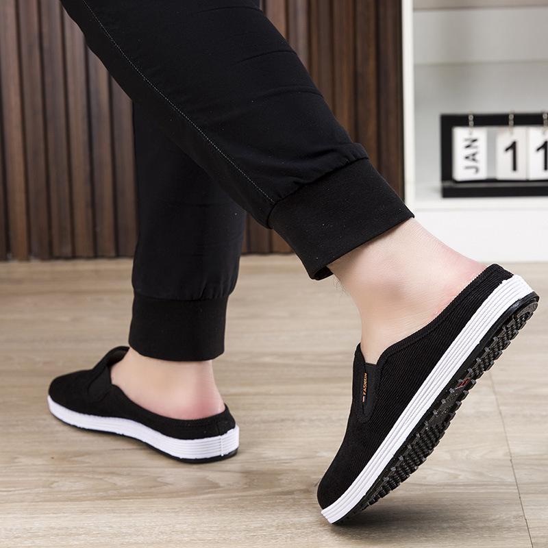 Herren Frühling/Sommer Casual Slipper Backless Loafers - Bequeme, Atmungsaktive Fahrschuhe