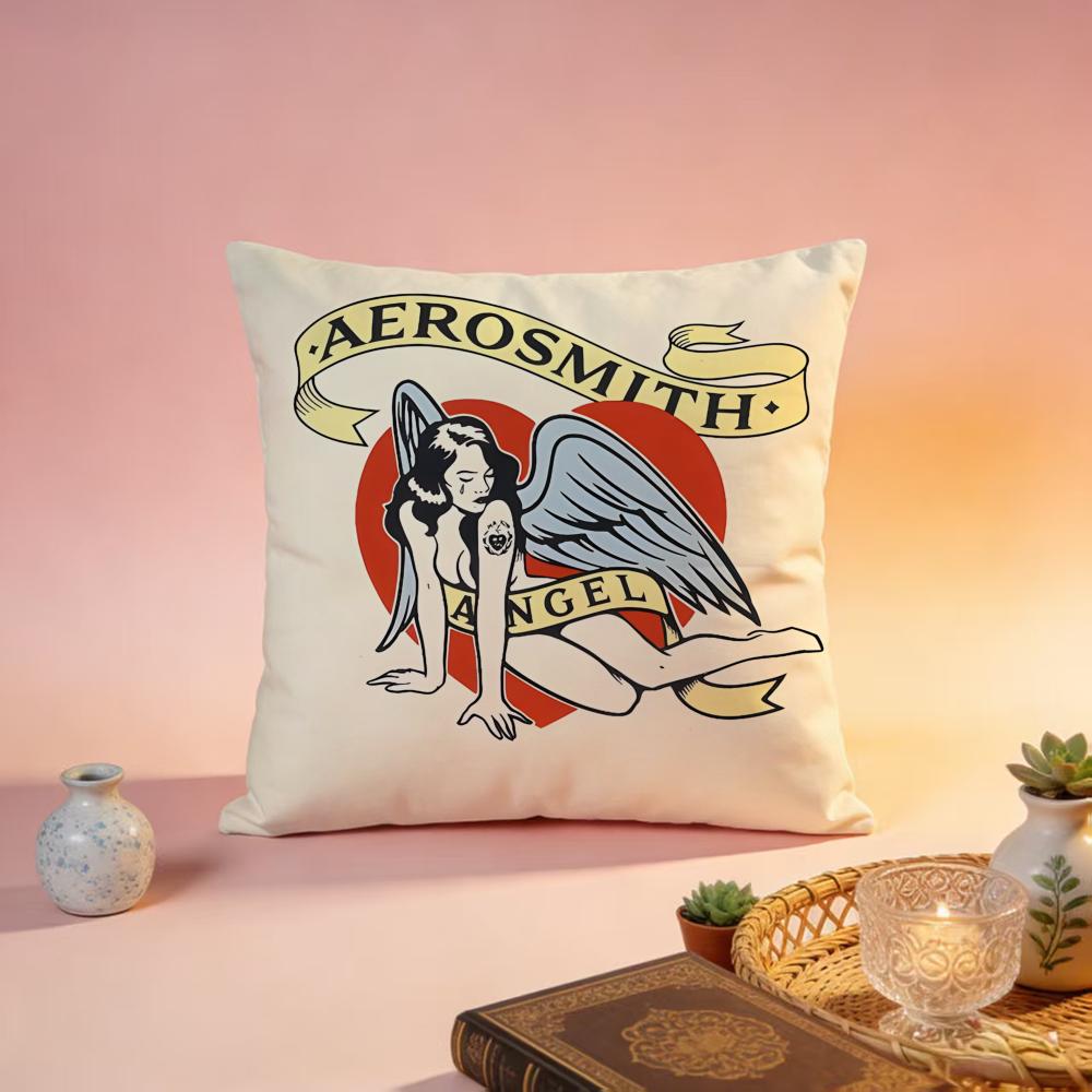 

Popular AAerosmithful Cushion Cover Premium SkinFriendly Pillow Case MultiPurpose for Home Office Travel 30X30cm