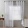 Semplice tenda per finestra in pizzo con fiori di rame, leggera e di lusso, in fibra di poliestere, adatta per soggiorno, camera da letto, sala da pranzo, cucina