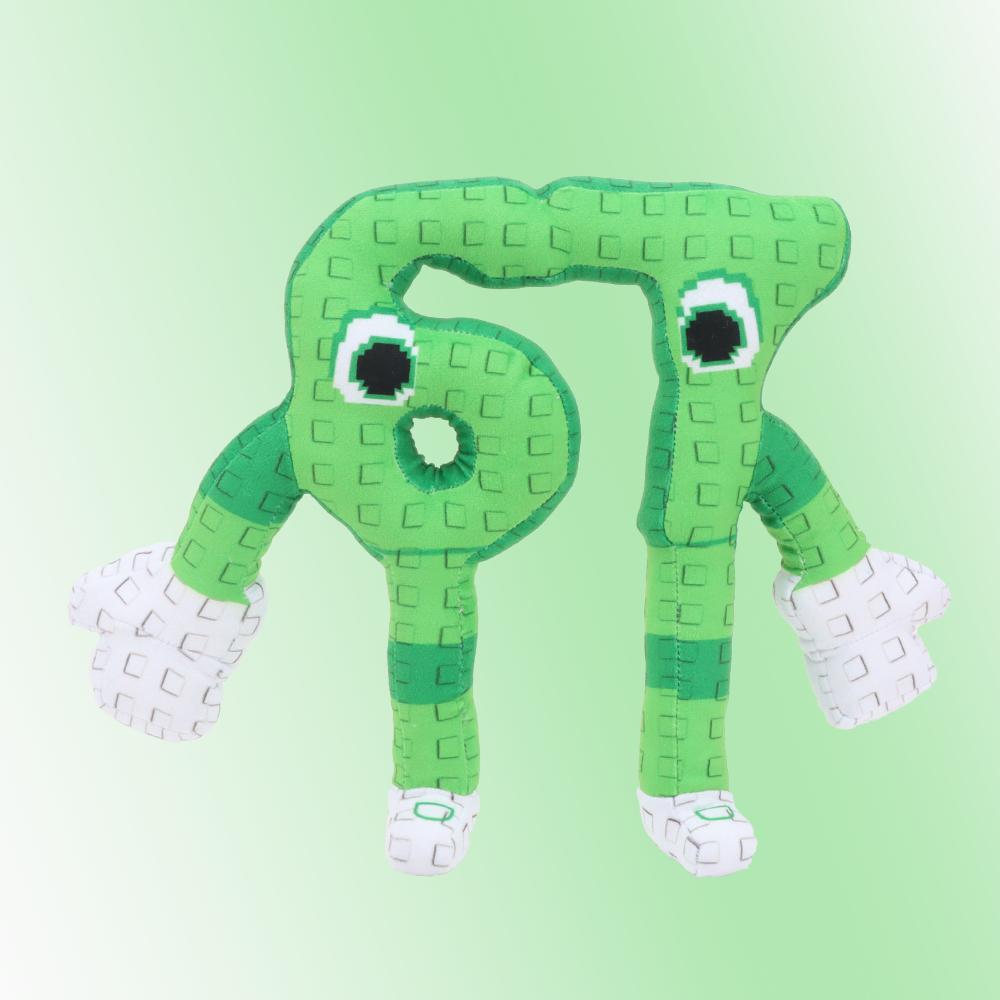 

Non-Toxic Green No. 67 Steal A Brainrot Rainbow 67 Plush Toy No. 67 Stuffed Doll Toy Game Peripherals Christmas Toy Gift For Game Fans Kid 22cm