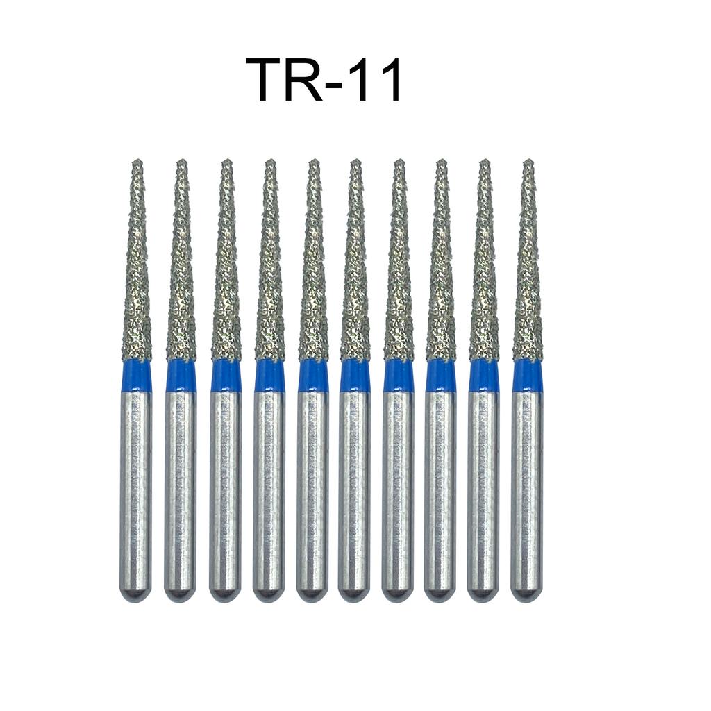 Nun Ck 10 Stück/Packung Dental Diamantbohrer für Hochgeschwindigkeits-Handstück Zahnarztbohrer FG-Serie Durchmesser 1,6 mm