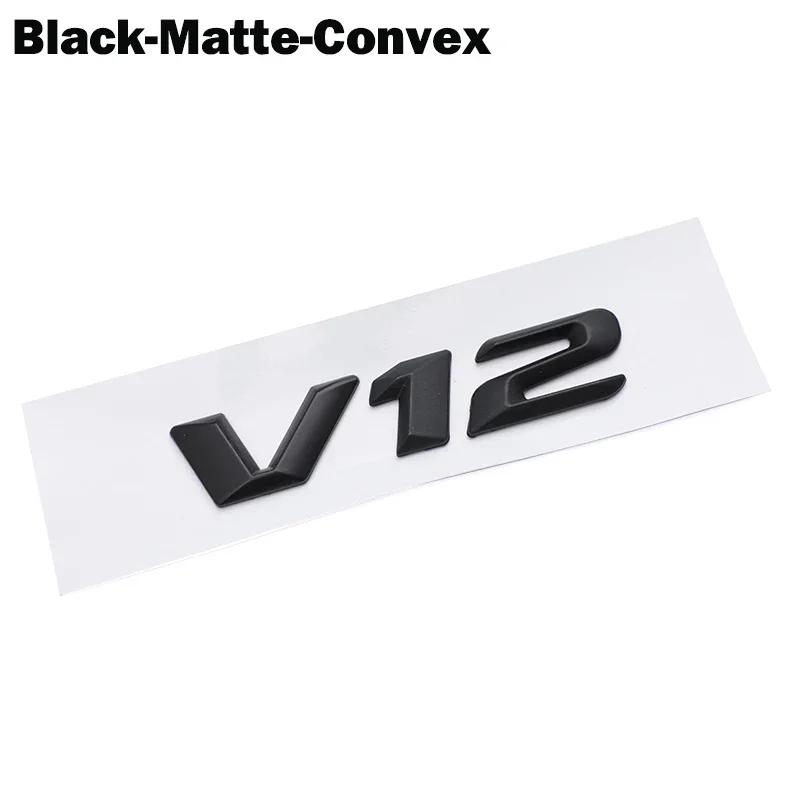 OTOKIT 3D ABS Chrome Letters Car Fender Badge Sticker V12 Emblem Logo For Mercedes Maybach S600 W222 S500 W140 CL600 M275 CLS63 hgg0
