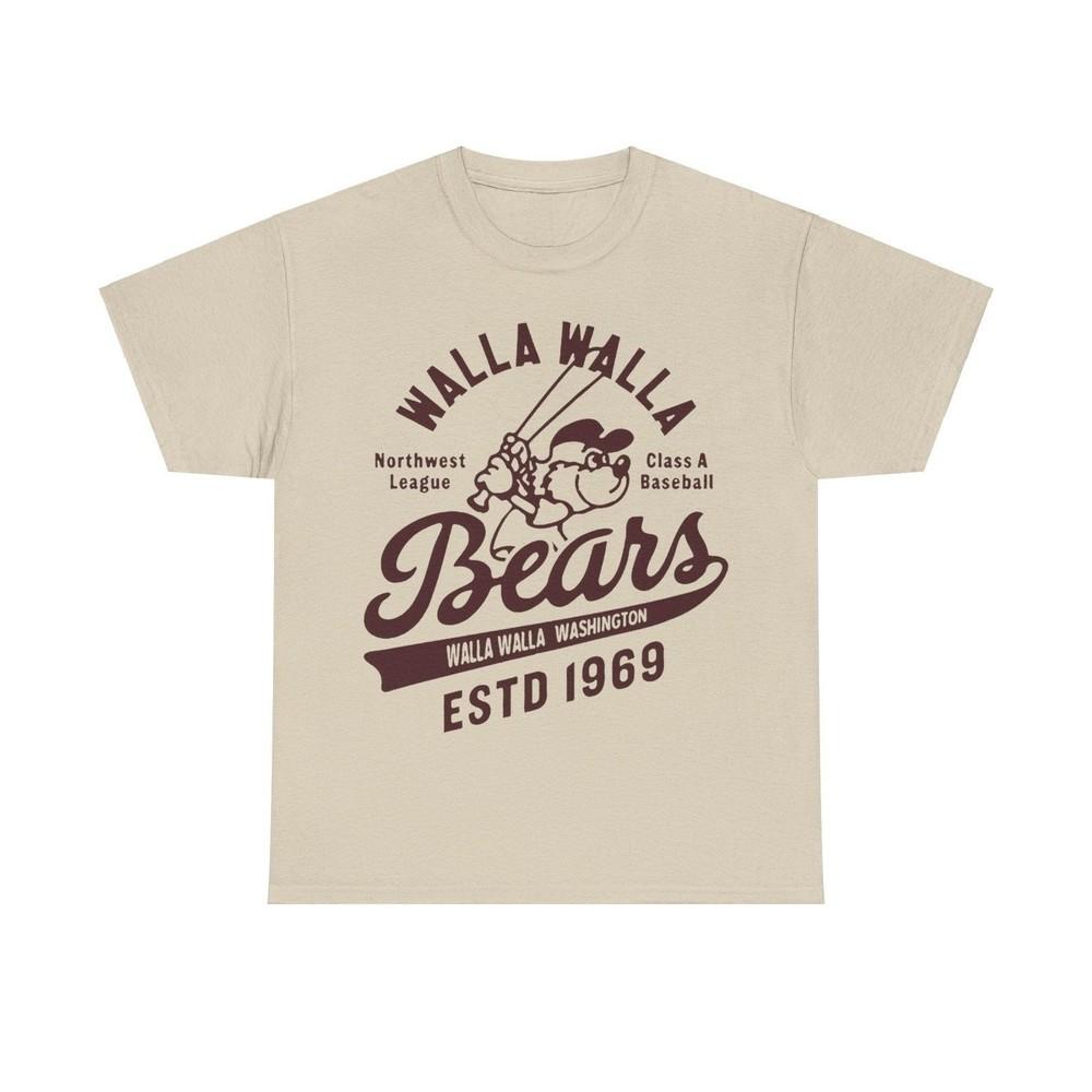 

Walla Walla Bears Nostalgic Retro Baseball Team T-shirt 4XL