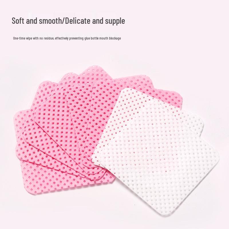 Lint-Free Nail Art and Eyelash Glue Cleaning Wipes