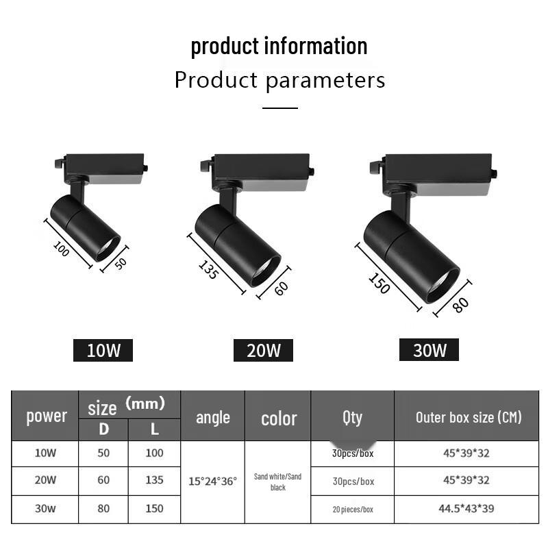 oeny LED Track Spotlight