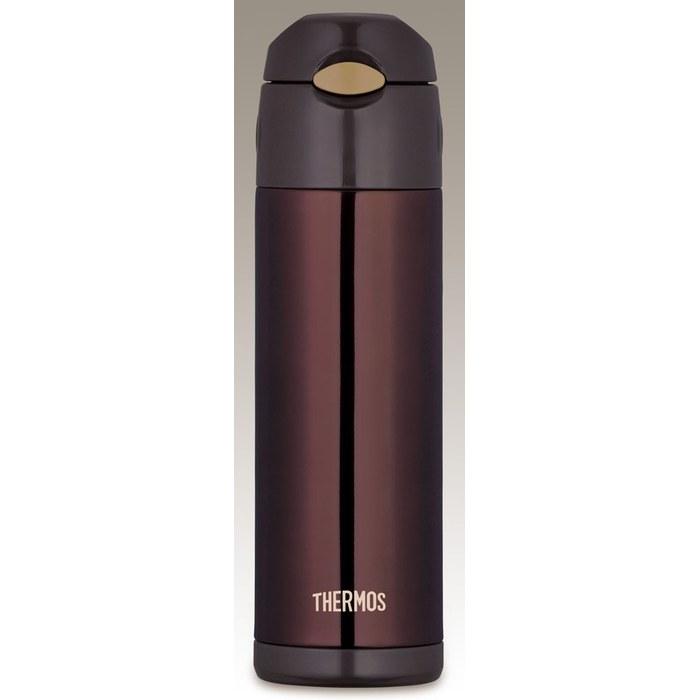Thermos Straw Bottle 0.5L Brown FFI-500 BW