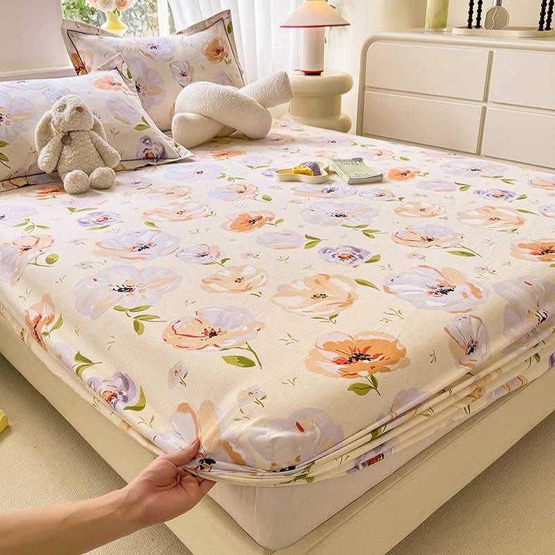 100% cotton Class A maternal and infant grade pure cotton abraded mattress single-piece bedspread Simmons mattress cover protective cover