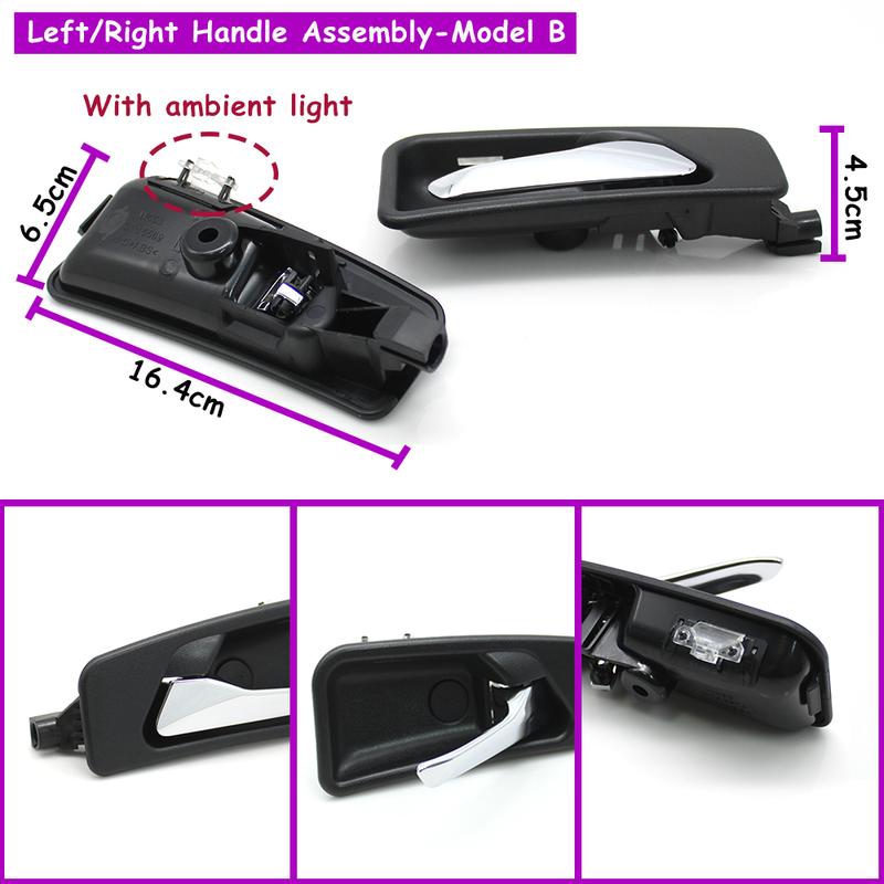 W463 W163 W202 R170 Car Front Rear Left Right Chrome Door Pull Handle And Assembly Replacement For Mercedes Benz G Class