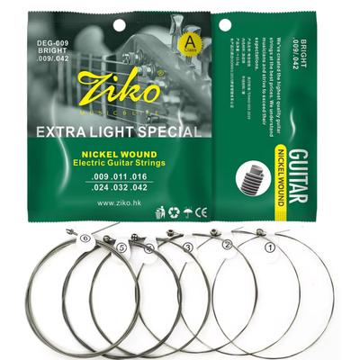 Electric Guitar Strings DEG-009/Steel Core Surface Coating Nickel Extra Light/for Electric Guitar Instrument Accessories