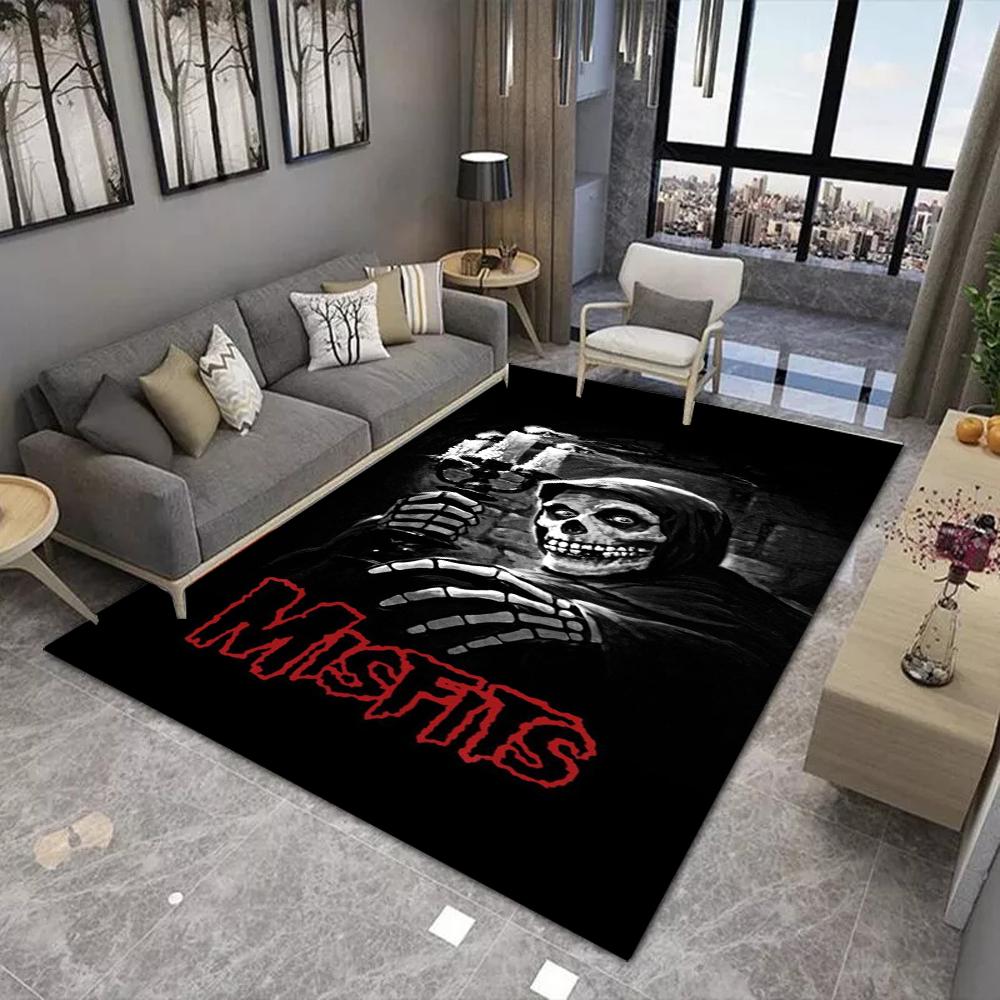 The Misfits Carpet for Living Room Decoration Large Area Comfortable Resistant To Dirt Non-slip Rug Flannel Bedroom Floor Mat