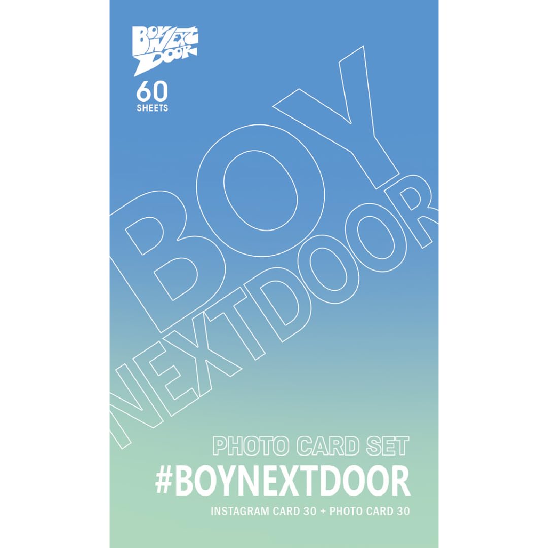 

Photo Card Set Instagram Cards 30 Trading 60-piece [30 + Cards] (BOYNEXTDOOR)