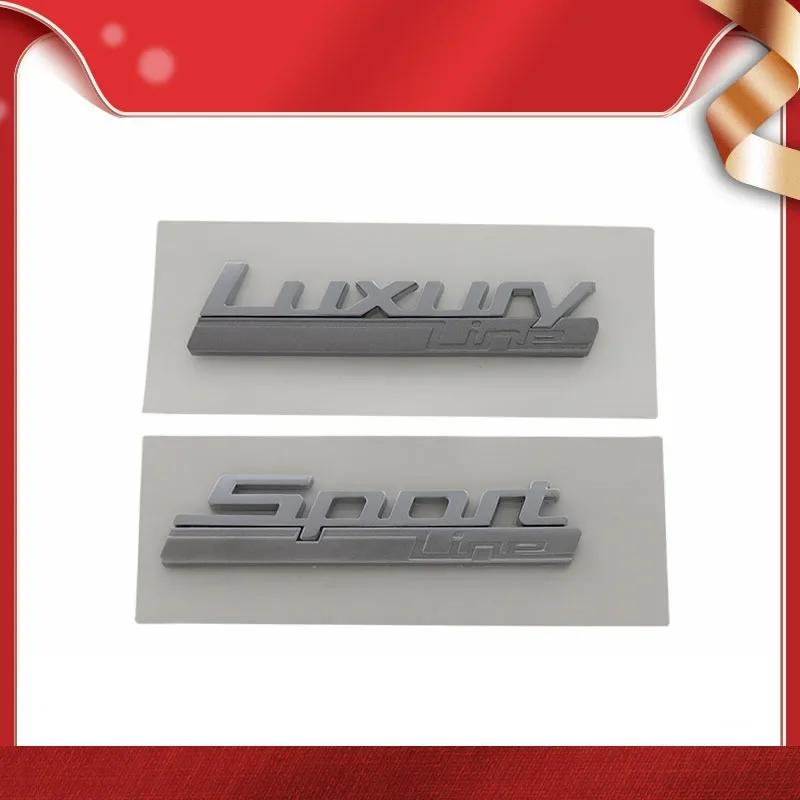 AAYT1 For 520d F30 F10 G30 G20 E46 E39 F11 F32 3D Premium LUXURY LINE SPORT LINE Sticker Car Fender Trunk Tail Rear Decal Emblem Badge