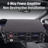 HiFi Fahrzeug-Soundverstärker mit hoher Leistung und 6-Kanal-Ausgang für überragendes Musikerlebnis, verbesserter Bass und Klangbühne