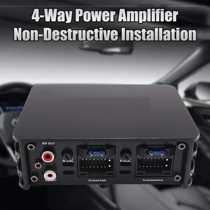 HiFi Fahrzeug-Soundverstärker mit hoher Leistung und 6-Kanal-Ausgang für überragendes Musikerlebnis, verbesserter Bass und Klangbühne