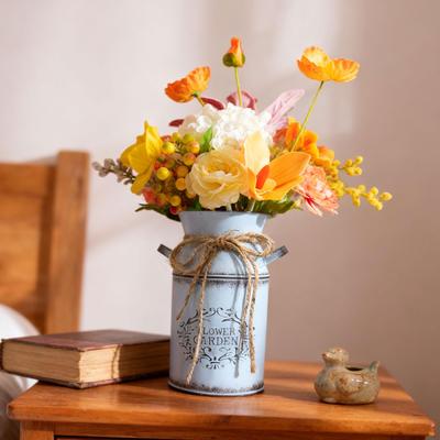 Krugvase, Shabby Chic Vase für Wohnzimmer Haus Garten Hochzeit Landhaus