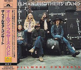CD ALLMAN BROTHERS BAND - The Fillmore Concert POCP2565 Polydor 1997 Japan Rock Used