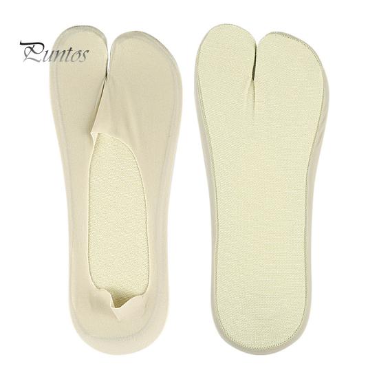 

Дихаючі шкарпетки для пальців 2-пальцеві невидимі шкарпетки-підкладки з антиковзним силіконом Ультратонкі шкарпетки, що відводять вологу, для лоферів, кросівок світло-зелений колір