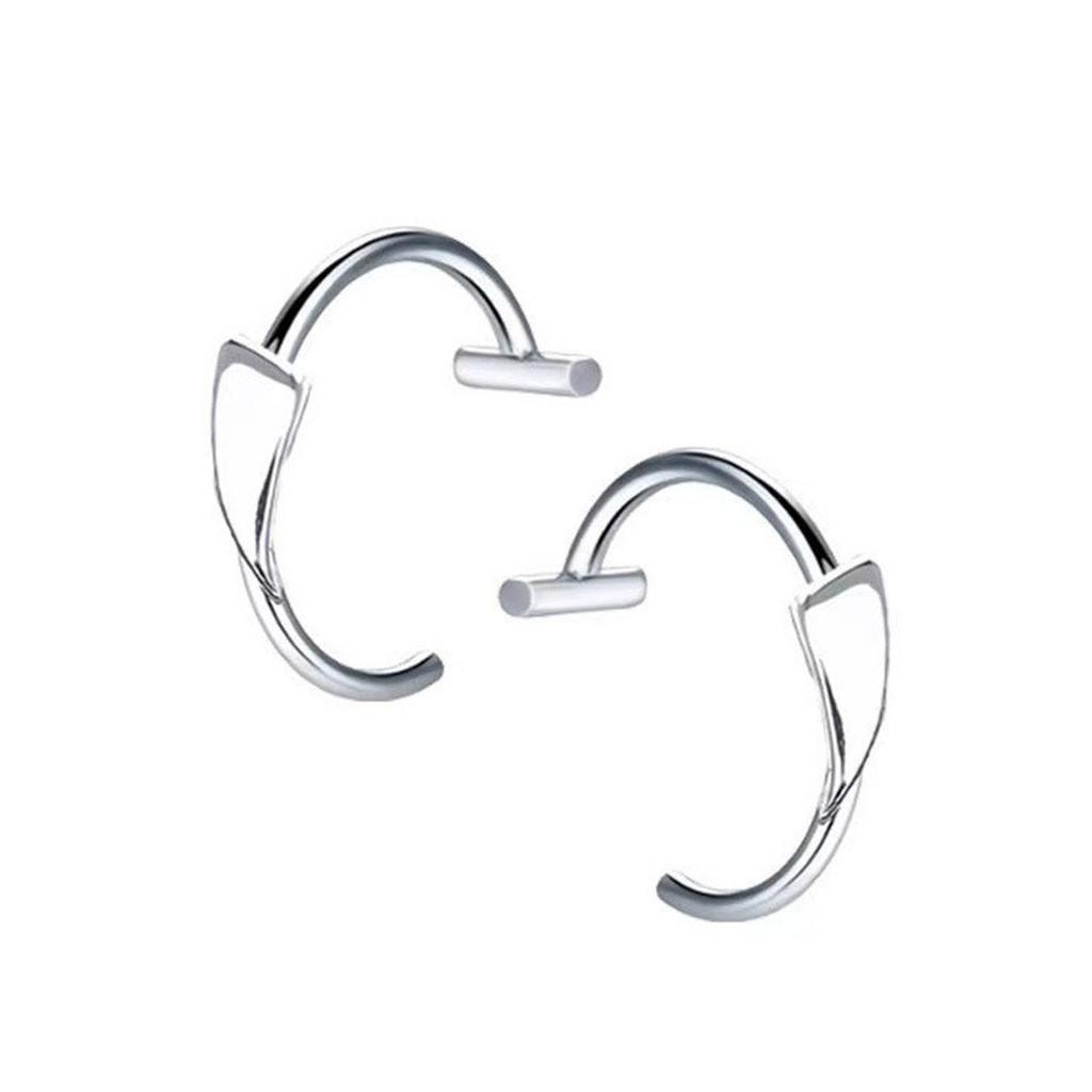 1 Pair Adjustable Size Lip Rings Vampire Teeth Lip Clip Stainless Steel Fashion Accessory Suitable for Costuming Makeup