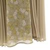 CLANE Floral pattern switching Short sleeve Pleated Long dress 1 beige Women Used