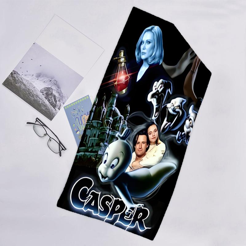 1pc Casper1 Beach Towel, Beach and Seaside Swimming Pool Equipment, Fashion Pattern, Rectangular, Travel Essentials