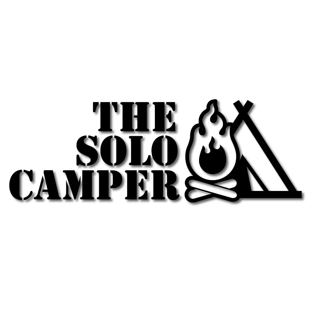 Solo Camp Sticker Cutting Sticker Neta Sticker Reliable Japanese Tamiya One Size