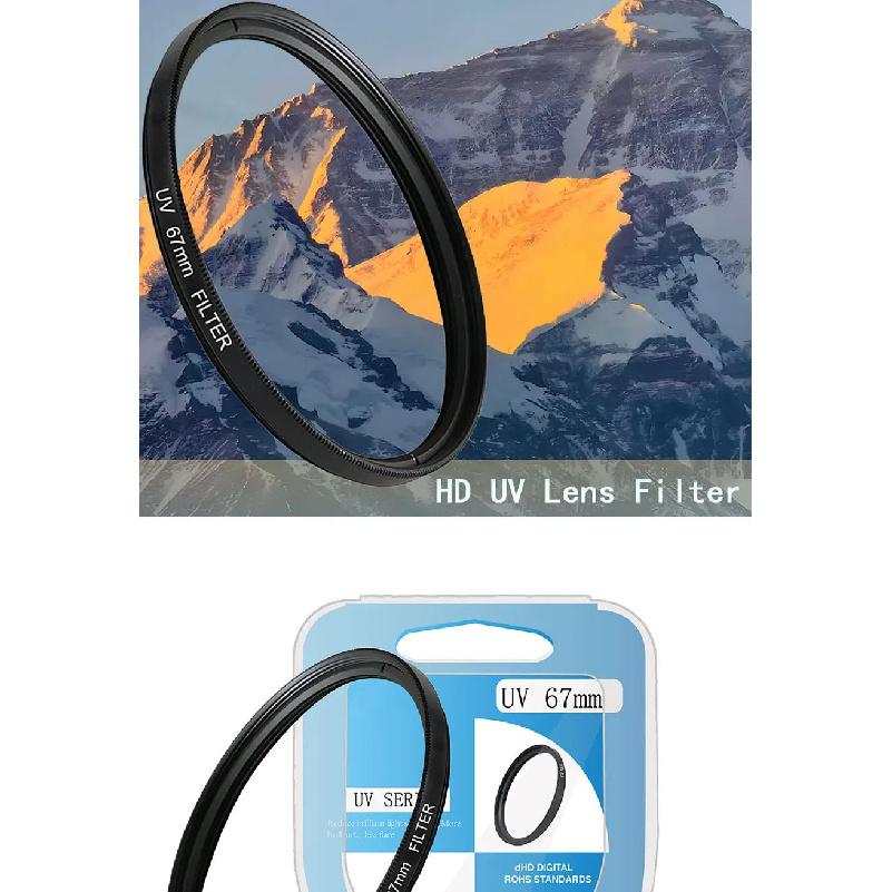 MYOBO MC UV Filter for Camera Lens Protection Ultra Slim Multi Coated HD Filters - 37 40.5 43 46 49 52 55 58 62 67 72 77 82 mm
