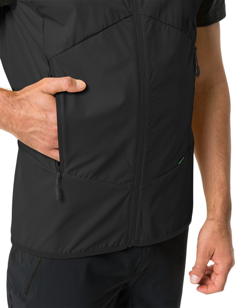 VAUDE Мужская куртка Scopi Vest черного цвета