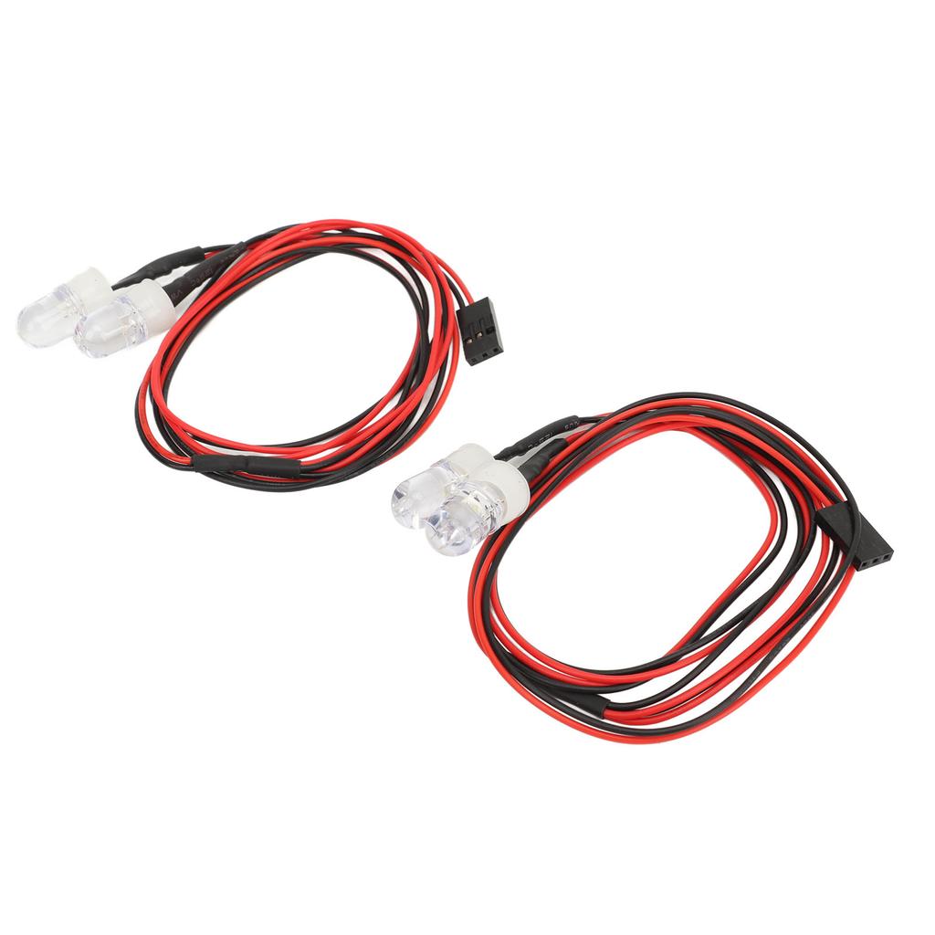2PCS RC LED Light Kit 8mm Beads RC Lighting Kit Compatible for Traxxas for HSP for Tamiya for