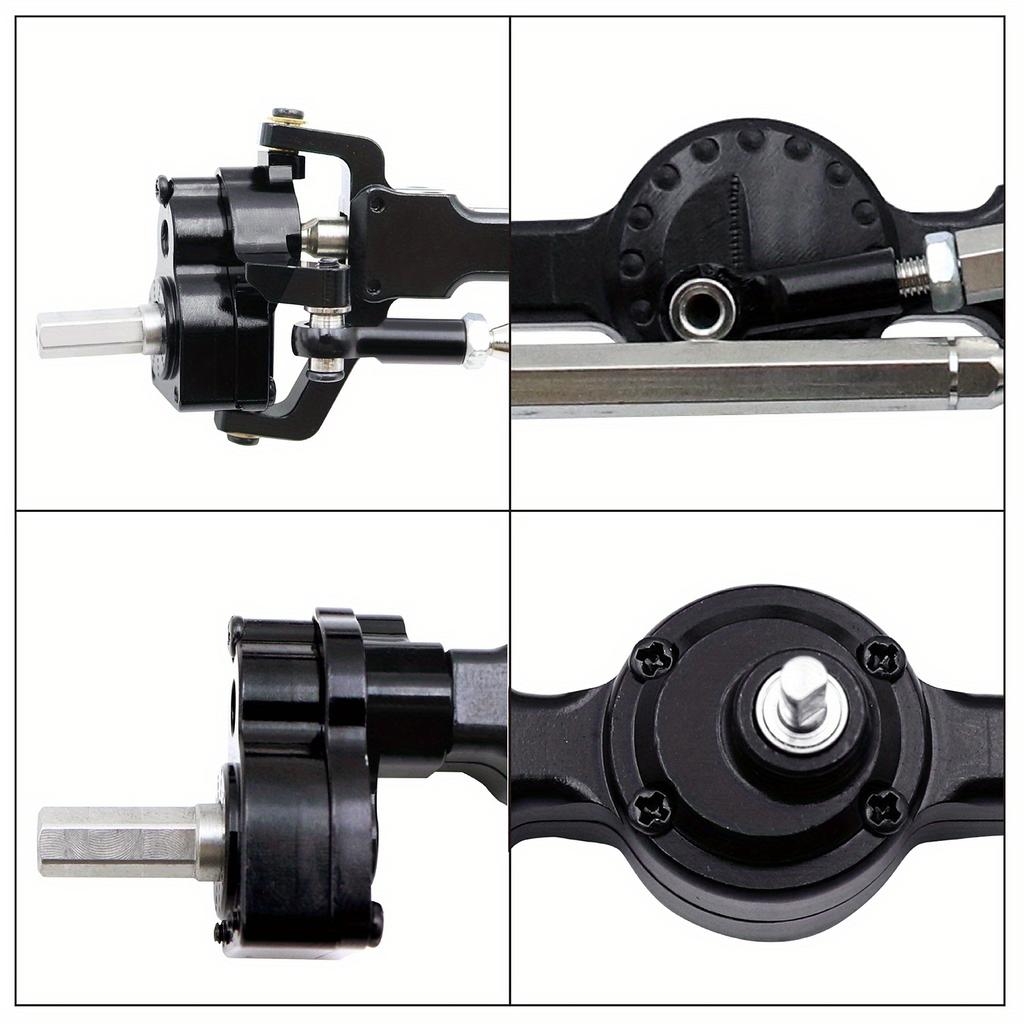 MN 99S Aluminum Alloy CNC Full Metal Front Rear Portal Axle Set For 1/12 MN MN99S MN98 D90 D91 D99 D99S MN90 RC Car Upgrade Part