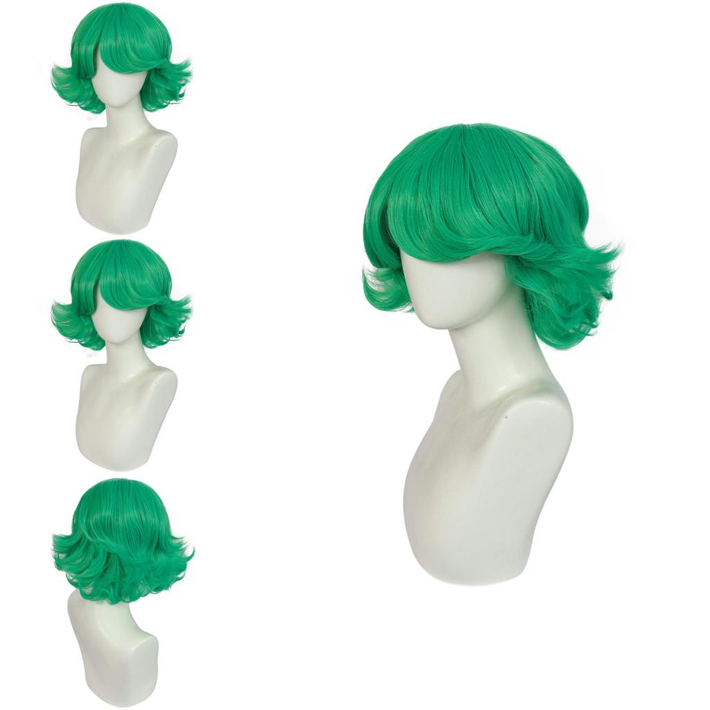 One Punchman Cosplay Wig With Hightemperature Silk For Role Play And Scene Use