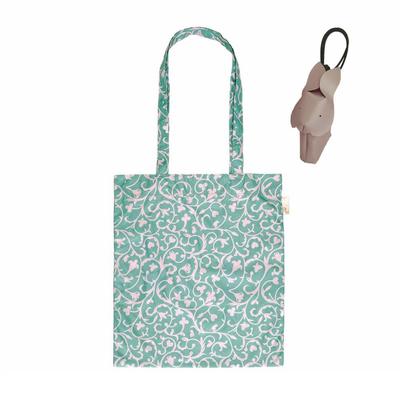 Thin Tote Bag Type Eco Bag with Animal Charm Case Tote [Rootote] LT.Charm & (104606 Rabbit_Ivy)