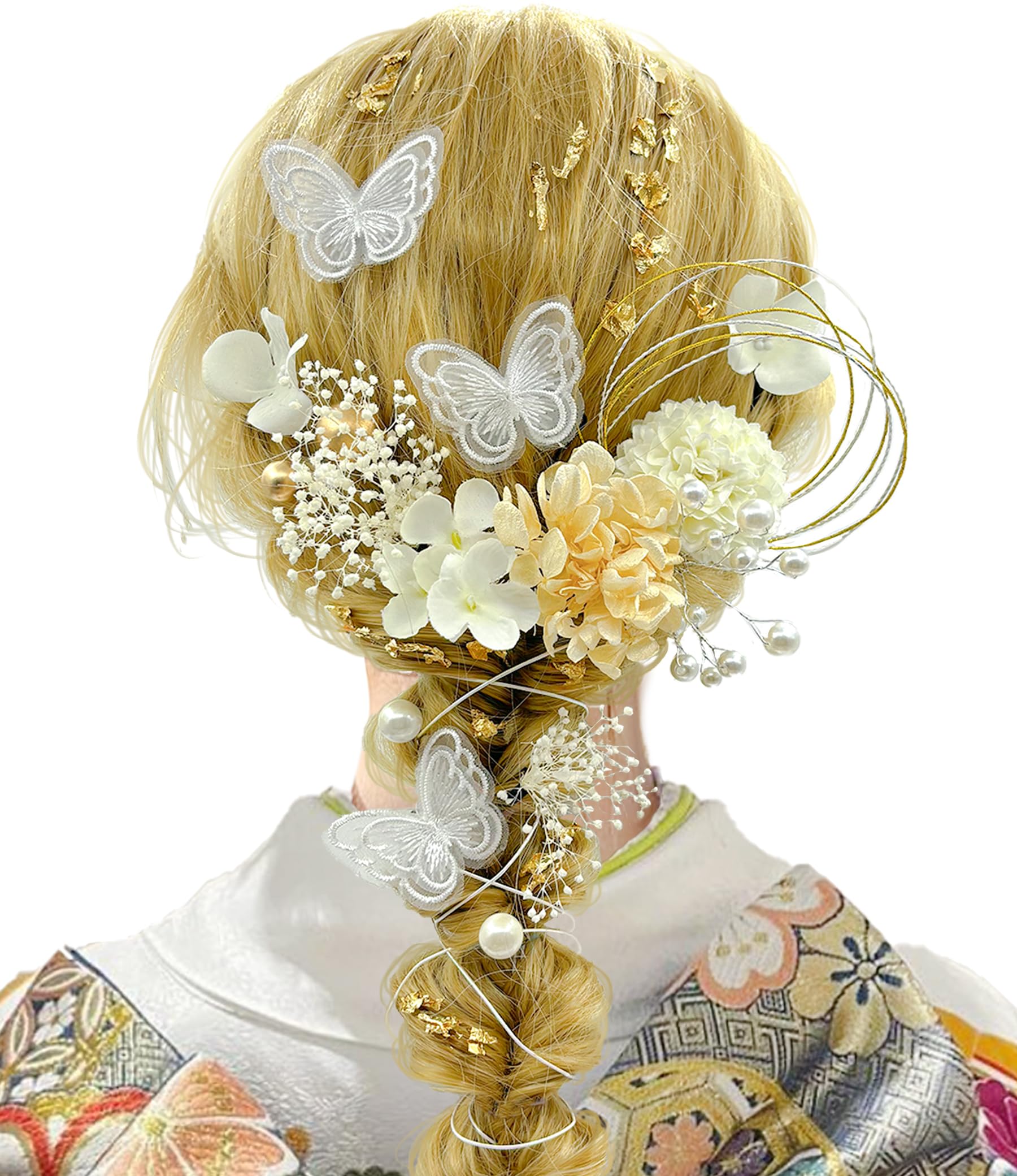 

Барамоли Украшение для волос для Золотой кружевной гортензии Жемчуг Пинг-понг и Античная гортензия Ягода Популярный и Аксессуар для волос для Фото и Японский Идеальный