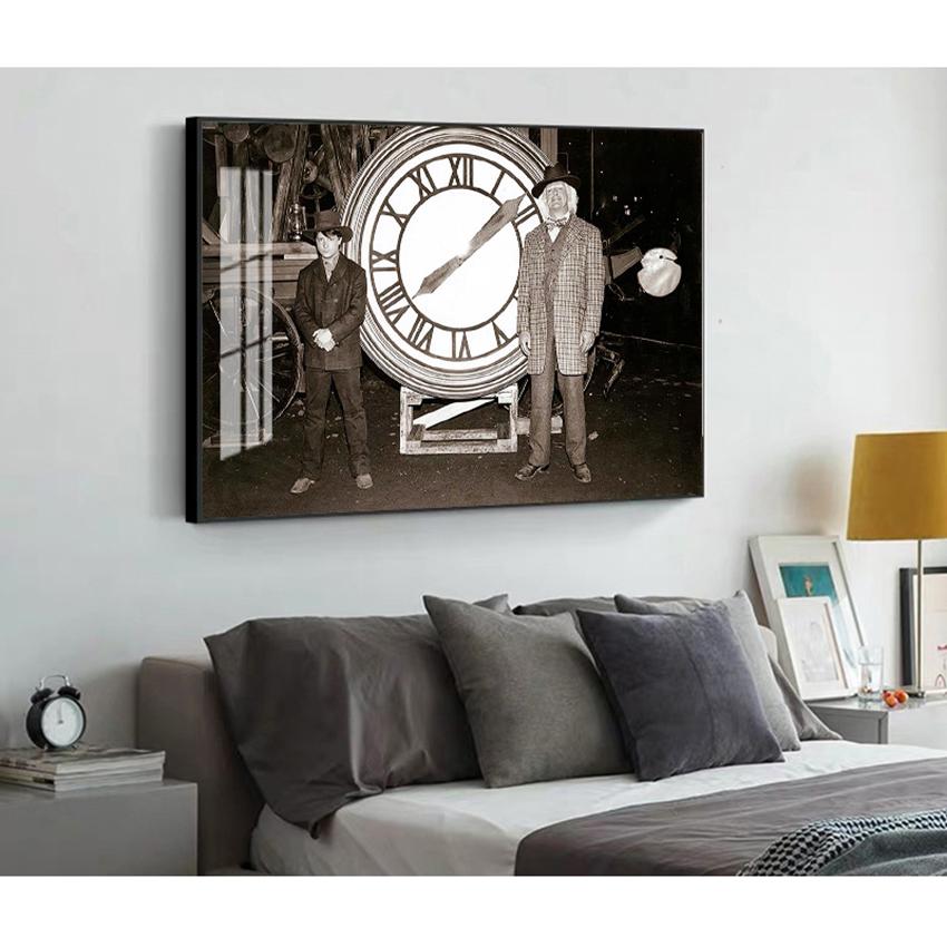 Póster de Regreso al Futuro Impresión de Película Clásica Película Alternativa Foto Retro Estilo Vintage Arte de Pared Pintura en Lienzo Decoración para el Hogar