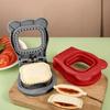 Bear Shape Sandwich Press Mould Stainless Steel Bread Mold Kawaii Toast Cutter  Pastry