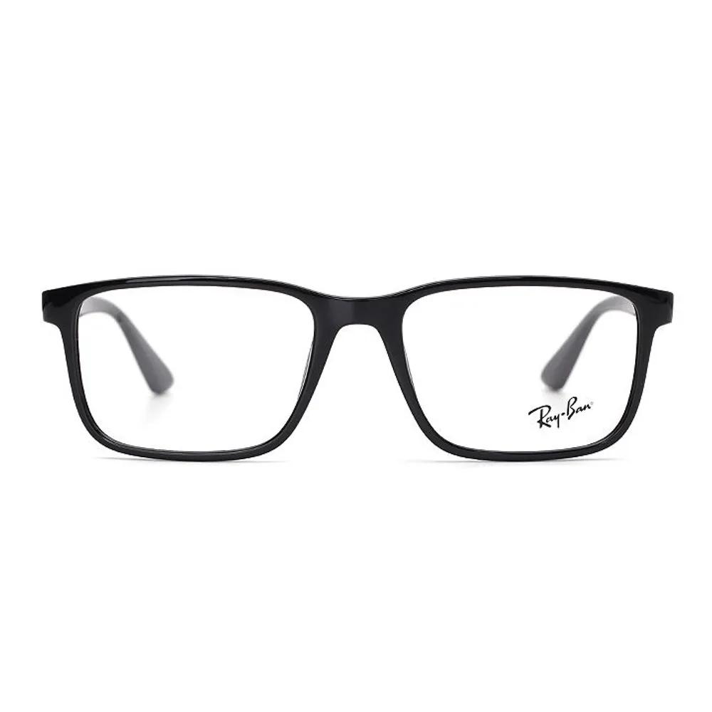 RB7241D 2000 55mm Ray-Ban Glasses RX7241D Black Horn-rimmed RB7241D 2000 55mm