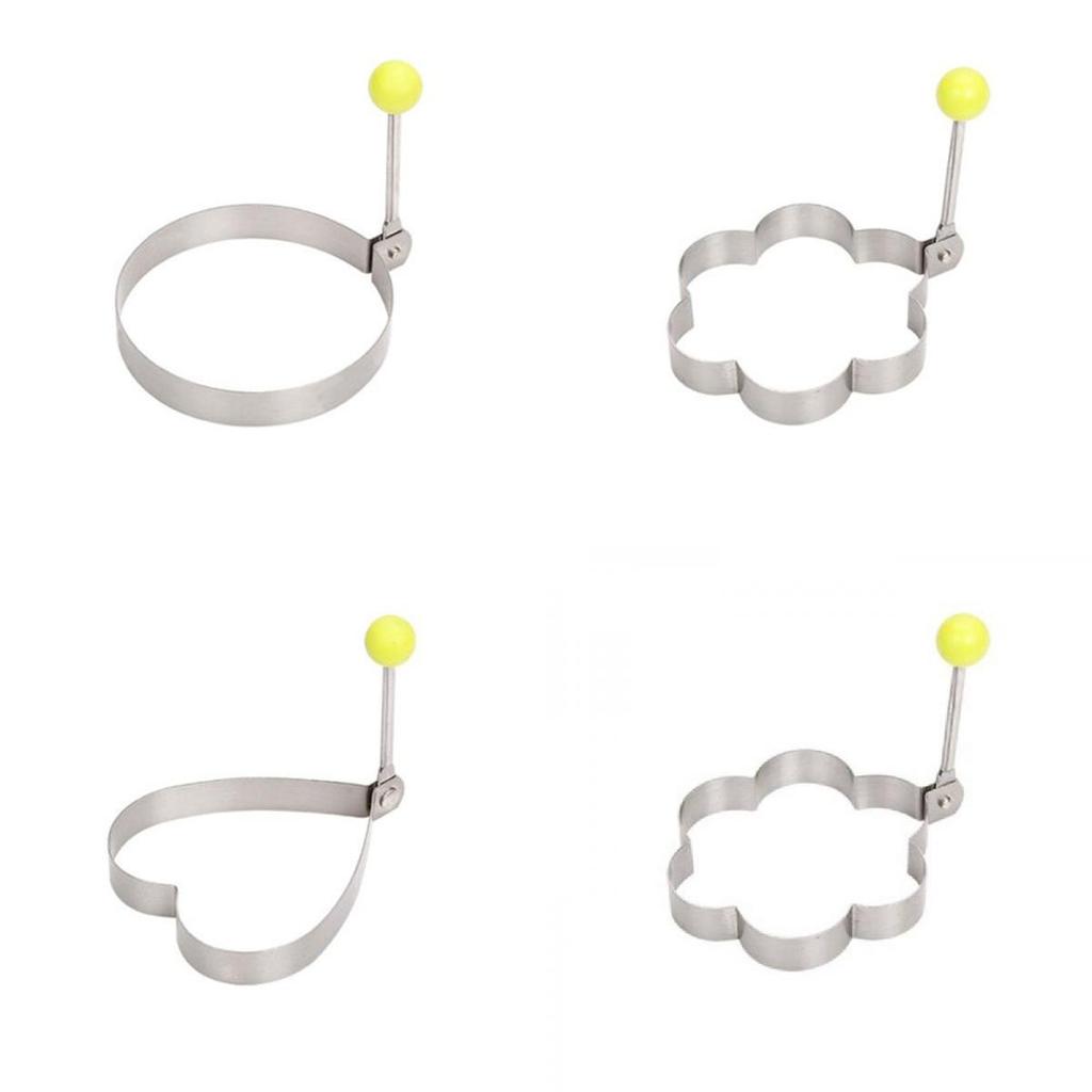 Round Egg Frying Mold Dishwasher Safe Stainless Steel Nonstick Ring For Perfect Sunny Side Up Eggs