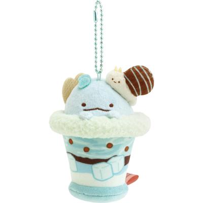 MO97201 Sumikko Gurashi Cafe Sumikko Chocolate Fair Hanging Plush Toy LizardMint Chocolate Parfait)
