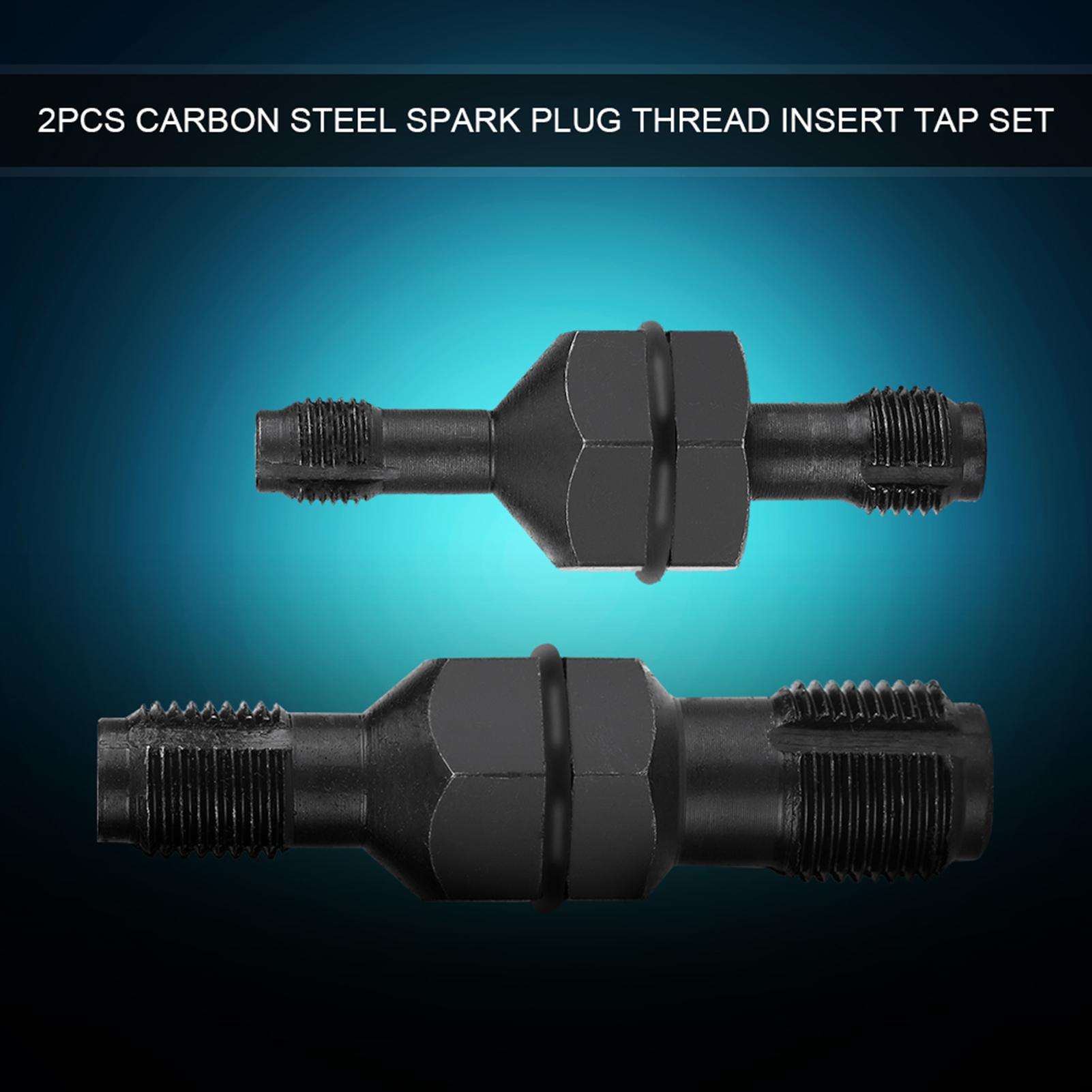 2Pcs Thrd Repair Tool Tap Set Re-thrder with M10 Sizes for Damaged Thrd Installation