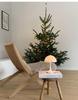 Slim Waist Mushroom Table Lamp: Dimmable, Eye-Protective Night Light for Bedroom and Living Room, European Style.