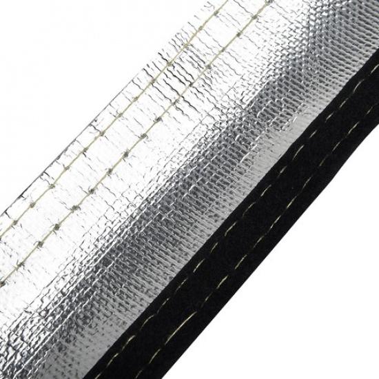 Metal Heat Shield Sleeve Ulated Oil Line Air Intake Wire Hose Cover Wrap Tube