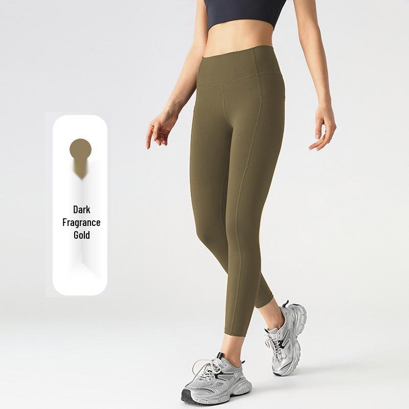 Women's Butt Lifting Yoga Pants with Side Pockets - Outdoor Fitness Leggings