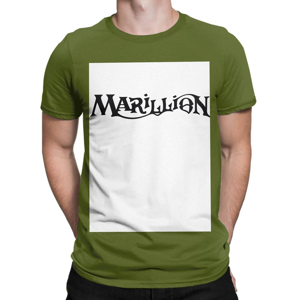 Camiseta Gráfica Divertida de Algodón 100% Marillion Camisetas Marillion Tops Para Unisex