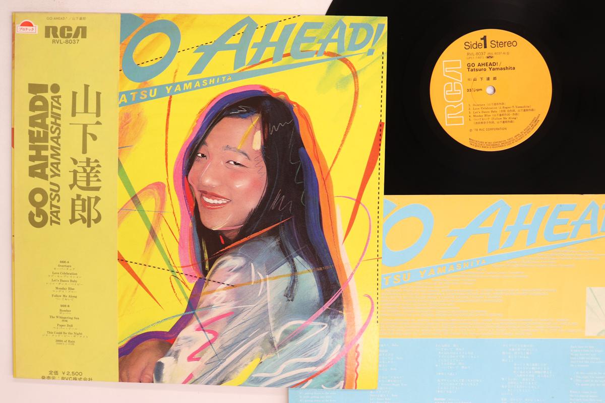LP Record TATSURO YAMASHITA Go Ahead RVL8037 RCA 1978 Japan Obi Japanese PopRock Used